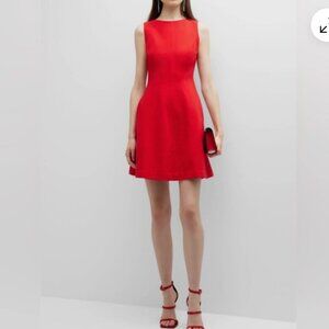 Spanx the perfect fit true red Fit -&-Flare Mini Sleeveless Dress